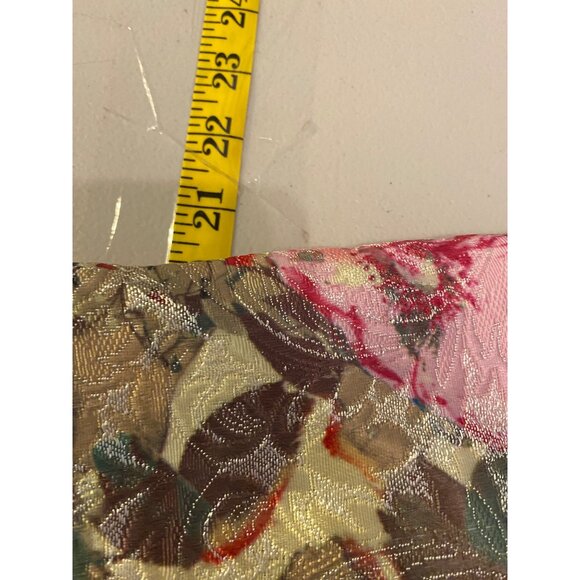 Chicos Floral Tapestry Blazer Jacket Multicolored Floral Medium Chico's Size 2 - Picture 8 of 10